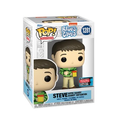 Pop Funko Pop Blue's Clues Steve with Handy Dandy Notebook 2022 Shared Nycc