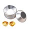 Dnhcll 10 Pieces Aluminum Egg Pie Mold Cupcake Tin Mini Pie Pan Anodized Pie Pan Muffin Cake Mold Baking Cup Pudding Baking Tool