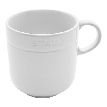 Staub Ceramic Dinnerware 4-PC 16 Oz. Mug Set - White