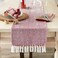 Dii Woven Basics Collection 100% Cotton Knit Table Runner, 15X108, Barn Red