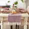 Dii Woven Basics Collection 100% Cotton Knit Table Runner, 15X108, Barn Red
