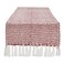 Dii Woven Basics Collection 100% Cotton Knit Table Runner, 15X108, Barn Red