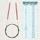 KnitPro Dreamz Fixed Circular Needles 24" (60CM) Us Size 8 (5MM)