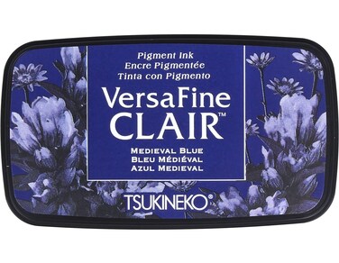 Tsukineko Versafine Clair, Full Size Ink Pad, Medieval Blue
