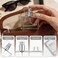Jjkmall 30ML Clear Refillable Perfume Bottle, 1 Oz, Silver