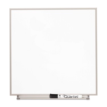 Quartet Matrix Modular Magnetic Whiteboard, 16" X 16", Includes Tray and Marker, Silver Aluminum Frame (M1616)