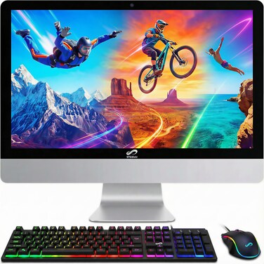 STGSivir All in One Computer PC,22" Fhd Display, Core I7,16G RAM,1T SSD