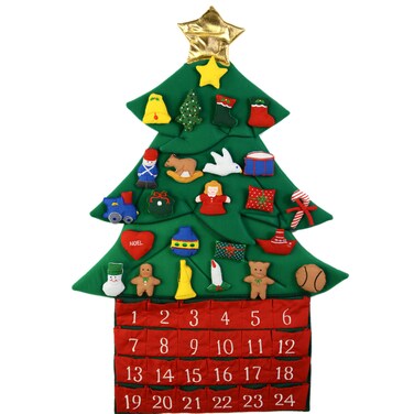 Kubla Crafts Oh Christmas Tree Fabric Advent Calendar