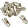 FindingKing 5 Pairs Sterling Silver Crimp End Caps 5MM Length - 1.5mm Inside Diameter