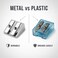 Mr. Pen Handheld Metal Pencil Sharpener, 12 Pack