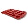 casaWare Mini Muffin Pan 24 Cup Ceramic Coated Non-Stick (Red Granite)