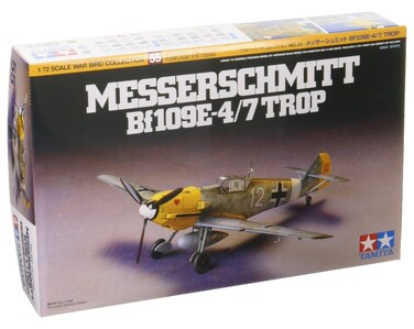Tamiya 60755 Messerschmitt BF109E-4/7 Trop - 1:72 Scale Aircraft