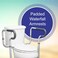 McKesson Toilet Safety Frame and Rail, Gray, 1 Ct
