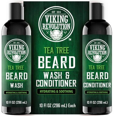 Viking Revolution Beard Wash & Conditioner Set - Tea Tree - 10 Oz