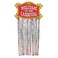 Fun Express Silver Foil Fringe Backdrop Curtain Over 4 Feet