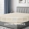 Cathay Home Twin Fitted Sheet Only, 14" Deep Pocket Soft, Coconut Milk