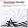 Mixweer 2 Pcs Large Golf Caddy Towel 22X42, White with Black Stripe