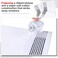 Mixweer 2 Pcs Large Golf Caddy Towel 22X42, White with Black Stripe
