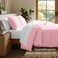 Bare Home Comforter Set - 1800 Ultra Soft (King, Light Pink)