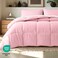 Bare Home Comforter Set - 1800 Ultra Soft (King, Light Pink)