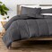 Bare Home Full Comforter Set - 1800 Ultra Soft (Full, Forged Iron Grey)