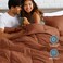 Bare Home Full Comforter Set - 1800 Ultra Soft (Full, Terracotta)