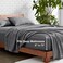 Bare Home Printed Sheet Set - 1800 Ultra-Soft (Full, Heathered Grey)