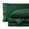 Bare Home Printed Sheet Set 1800 Ultra-Soft (Full, Heathered Forest Green)