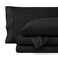 Bare Home Printed Sheet Set (Split Head Flex King, Heathered Black)