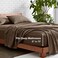 Bare Home Printed Sheet Set (Split Head Flex King, Heathered Taupe)