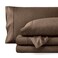 Bare Home Printed Sheet Set (Split Head Flex King, Heathered Taupe)