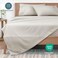 Bare Home Printed Sheet Set (Split King, Pinstripe - Stone/White)