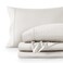 Bare Home Printed Sheet Set (Split King, Pinstripe - Stone/White)
