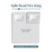 Bare Home Sheet Set - 1800 Ultra-Soft (Split Head Flex King, Burgundy)