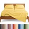 Bare Home Sheet Set - 1800 Ultra-Soft (Split Head Flex King, Lemon Drop)