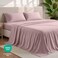 Bare Home Sheet Set - 1800 Ultra-Soft (Split Head Flex King, Mauve)