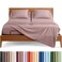 Bare Home Sheet Set - 1800 Ultra-Soft (Split Head Flex King, Mauve)
