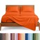 Bare Home Sheet Set - 1800 Ultra-Soft (Split Head Flex King, Orange)