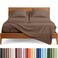 Bare Home Sheet Set - 1800 Ultra-Soft (Split Head Flex King, Taupe)