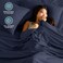 Bare Home Sheet Set - 1800 Ultra-Soft (Split King, Midnight Blue)