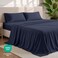 Bare Home Sheet Set - 1800 Ultra-Soft (Split King, Midnight Blue)