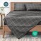 Bare Home Printed Sheet Set (Queen, Modern Plaid - Grey/White)