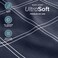 Bare Home Printed Sheet Set (Queen, Modern Plaid - Midnight/White)