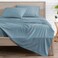 Bare Home Queen Sheet Set - 1800 Ultra-Soft (Queen, Dusty Blue)
