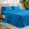 Bare Home Twin Sheet Set - 1800 Ultra-Soft (Twin, Medium Blue)