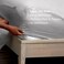 Bare Home Deep Pocket Fitted Sheet (Cal King - 22" Pocket, Light Grey)