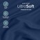 Bare Home Deep Pocket Fitted Sheet (Full XL - 22" Pocket, Dark Blue)