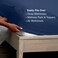 Bare Home Deep Pocket Fitted Sheet (Full XL - 22" Pocket, Dark Blue)