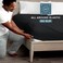 Bare Home Cal King Fitted Sheet - 1800 Ultra-Soft (Cal King, Black)