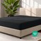 Bare Home Cal King Fitted Sheet - 1800 Ultra-Soft (Cal King, Black)